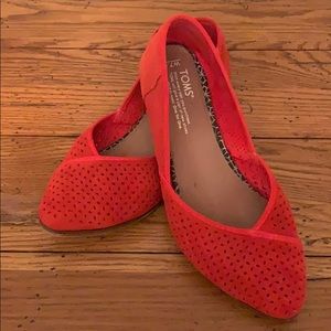 TOMS Jutti Suede Flats